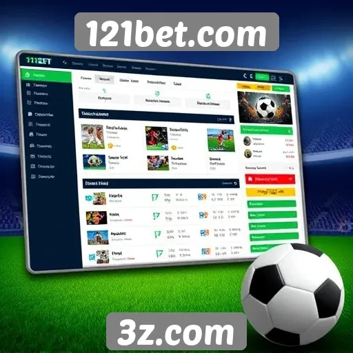 Explorando a interface do usuário em 121bet.com